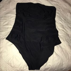 Black Strapless Forever 21 Bathing Suit